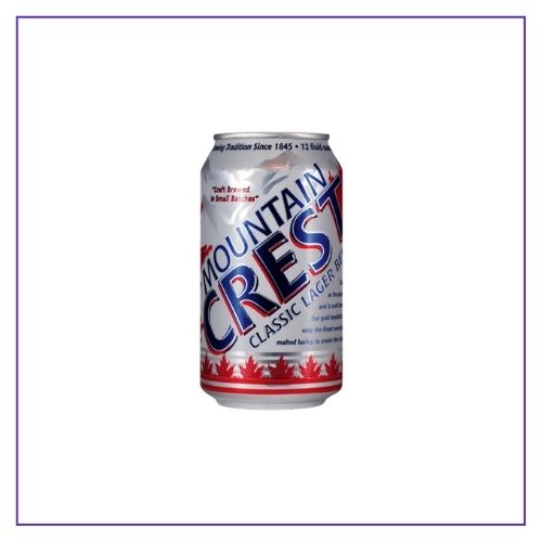 MOUNTAIN CREST CLASSIC LAGER CAN BEER